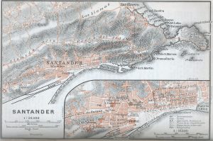Mapa de Santander de 1908