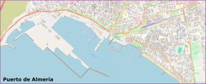 Plano del Puerto de Almería