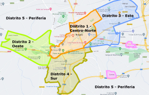 Distritos de la ciudad de Burgos