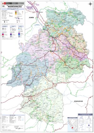 Las principales ciudades del departamento de Huancavelica