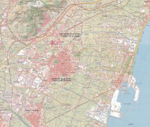 Mapa de Castellón de la Plana