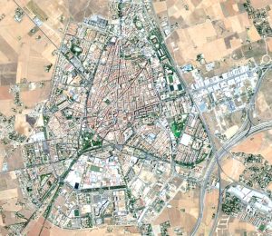 Vista aérea de Ciudad Real. Vista aérea de Ciudad Real.