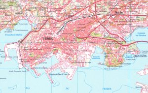 Mapa de Ferrol