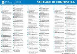 Lugares de interés turístico de Santiago de Compostela.