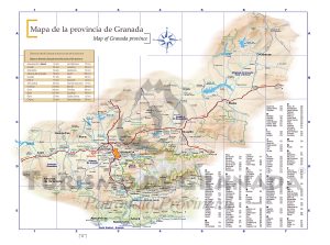 Mapa de carreteras de la provincia de Granada
