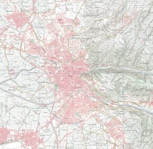 Mapa de la ciudad de Granada
