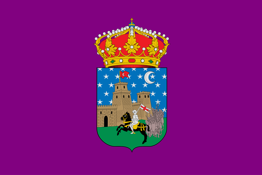 Bandera de Guadalajara (España).