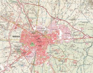 Accesos por carretera a la ciudad de Huesca