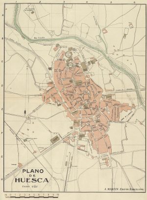 Plano de Huesca de 1918