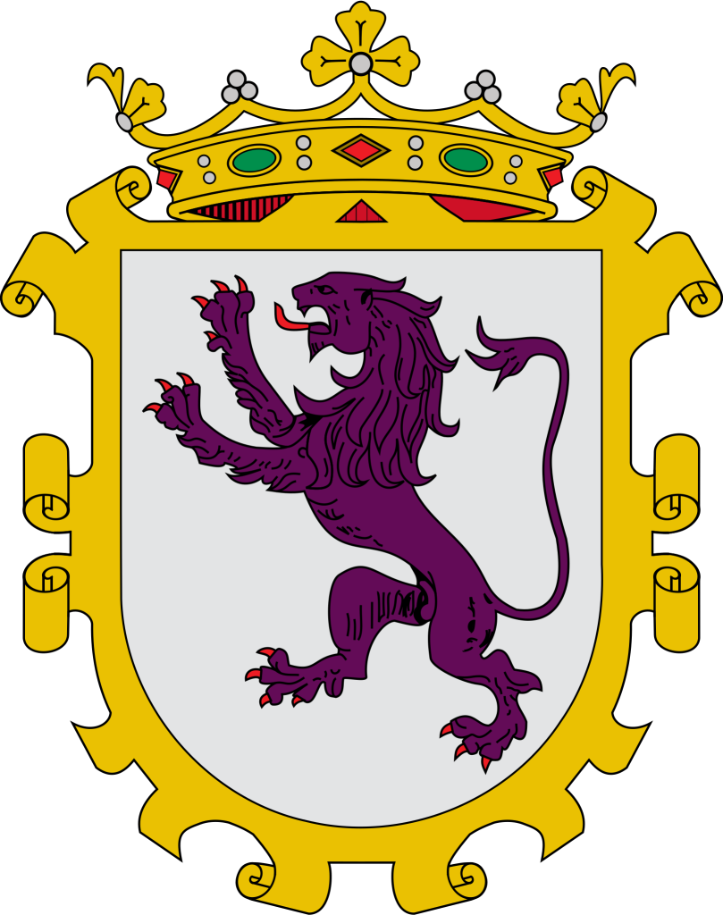 Escudo de la ciudad de León (España).