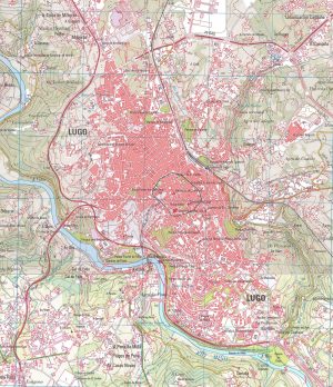 Mapa de la ciudad de Lugo