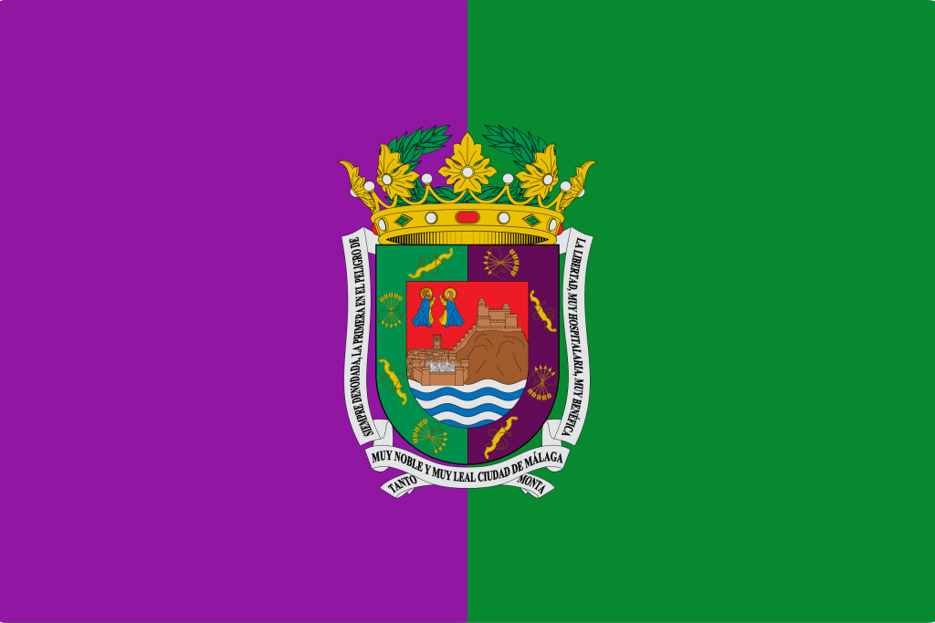 Bandera de Málaga.