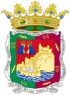 Escudo de la ciudad de Málaga