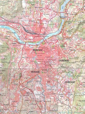Mapa de la ciudad de Orense