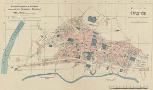 Plano de Orense 1918