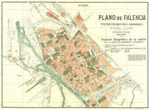 Plano de Palencia 1918