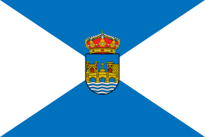 Bandera de la ciudad de Pontevedra