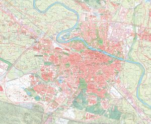 Mapa de la ciudad de Zaragoza