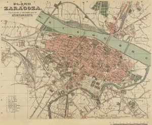 Plano de Zaragoza 1918