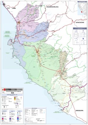 Las principales ciudades del departamento de Ica