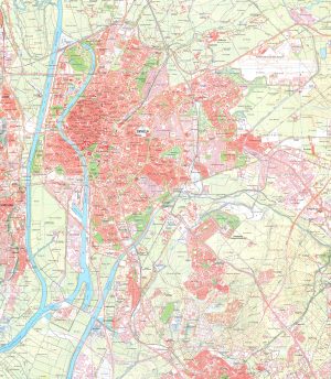 Mapa de la ciudad de Sevilla
