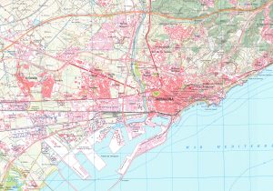 Mapa de la ciudad de Tarragona