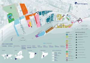 Plano del puerto de Tarragona