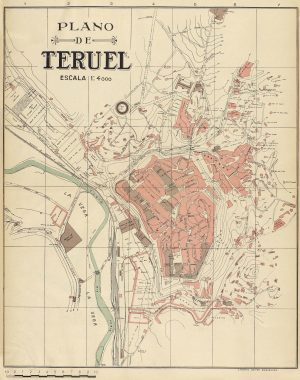 Plano de Teruel 1918