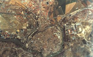 Ortoimagen de la ciudad de Toledo.