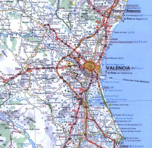 Accesos por carretera a la ciudad de Valencia