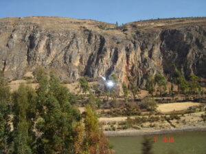El río Mantaro a su paso por el departamento de Junín.