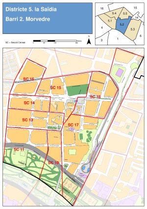 Plano del barrio de Morvedre