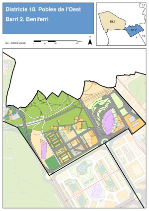 Plano de la pedanía de Beniferri