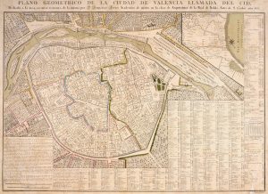 Plano de la ciudad de Valencia 1831