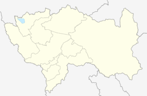 Mapa en blanco del departamento de Junín