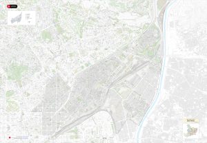 Plano del distrito de San Andrés (Barcelona)