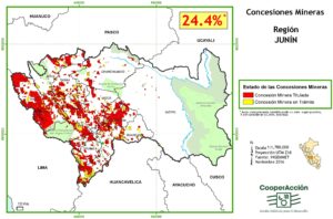 Minería en el departamento de Junín