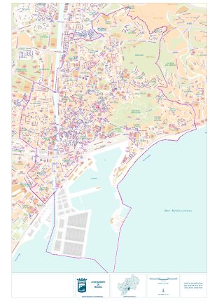 Plano del distrito Centro (Málaga)