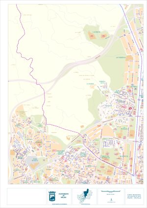 Plano del distrito Palma-Palmilla (Málaga)