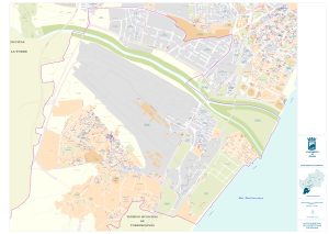 Plano del distrito Churriana (Málaga)