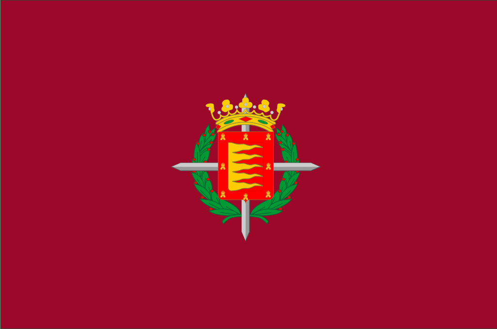 Bandera de la ciudad de Valladolid.