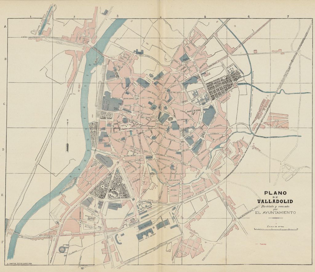 Plano de Valladolid 1918.