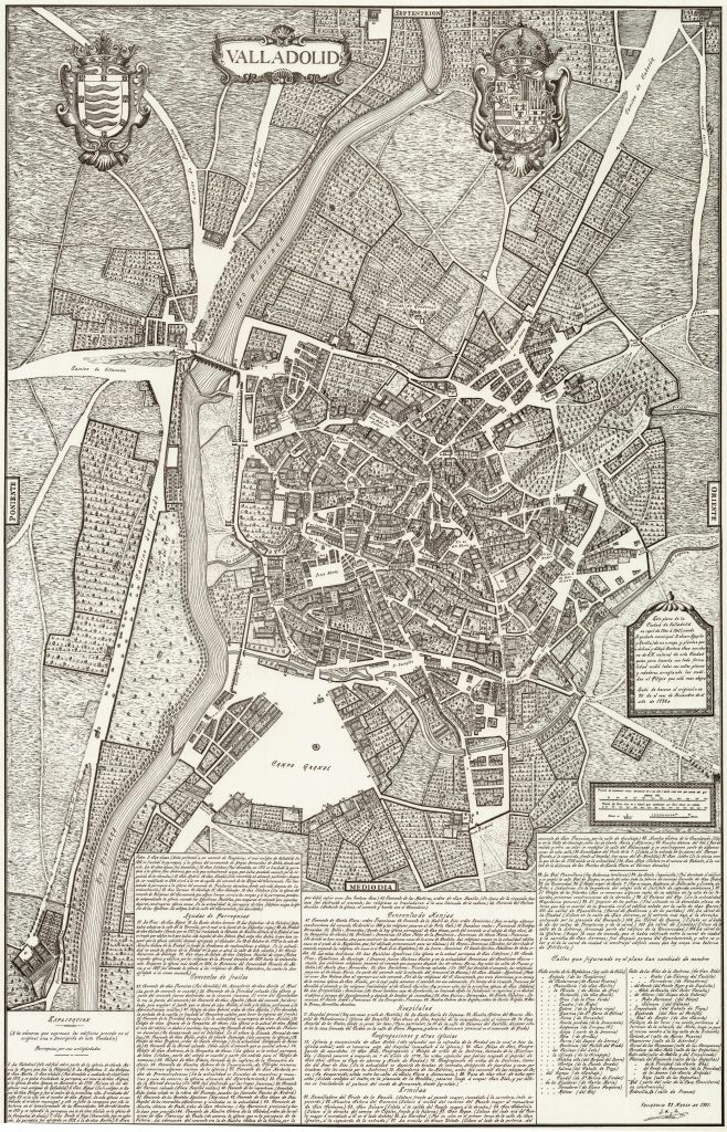 Plano de Valladolid 1738.