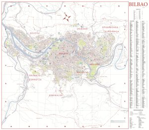 Mapa de la ciudad de Bilbao