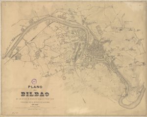 Plano de Bilbao 1889