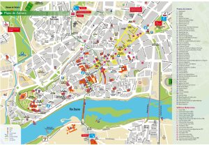 Plano del Casco Histórico de Zamora