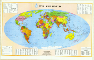 Mapa político mundial de 1997.