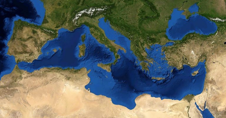Mapa del mar Mediterráneo - Galería de mapas