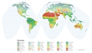 Zonas bioclimáticas de la Tierra.