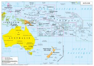 Mapa de Oceanía